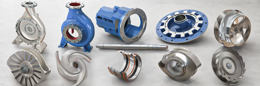 Bomba centrífuga Multisteel en ambiente industrial