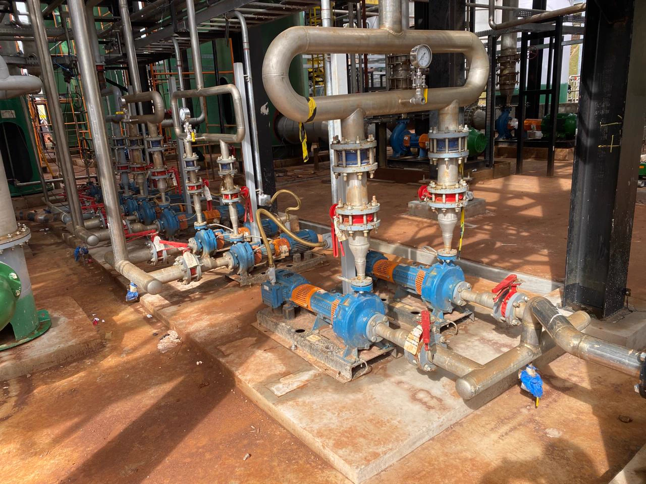 Bombas centrífugas Multisteel instaladas em cooperativa agropecuária de Santa Catarina. Foto 1 de 9.