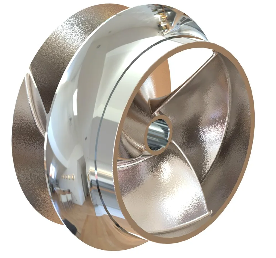 Recovered centrifugal pump components